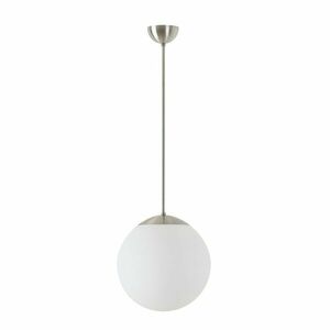 OSMONT ADR60069 ADRIA P2 závěsné skleněné svítidlo nerez broušená / bílá IP40 3000 K 20W LED obraz