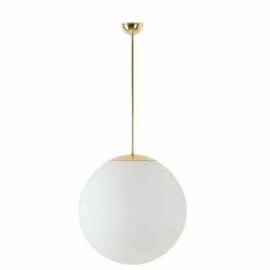 OSMONT ADR60151 ADRIA P4 závěsné skleněné svítidlo mosaz leštěná / bílá IP40 3000 K 41W LED obraz