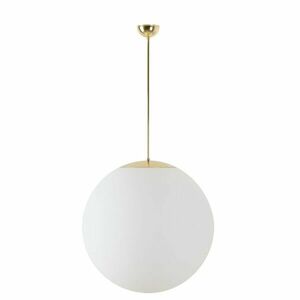 OSMONT ADR60206 ADRIA P5 závěsné skleněné svítidlo mosaz leštěná / bílá IP40 3000 K 48W LED obraz