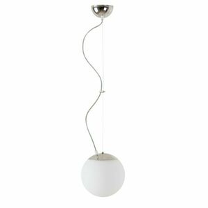 OSMONT ADR60244 ADRIA L1 závěsné skleněné svítidlo nerez leštěná / bílá IP40 3000 K 8W LED obraz