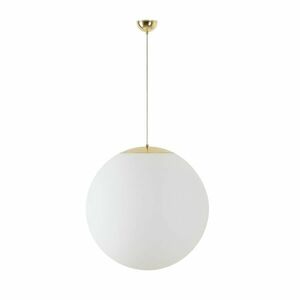 OSMONT ADR60368 ADRIA S5 závěsné skleněné svítidlo mosaz leštěná / bílá IP40 3000 K 48W LED obraz