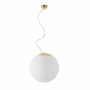 OSMONT ADR60770 ADRIA L3 závěsné skleněné svítidlo mosaz leštěná / bílá IP40 4000 K 27W LED obraz