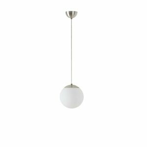 OSMONT ADR60833 ADRIA S1 závěsné skleněné svítidlo nerez broušená / bílá IP40 4000 K 8W LED obraz
