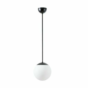 OSMONT ADR61270 ADRIA P1 závěsné skleněné svítidlo černá / bílá IP40 3000 K 8W LED obraz