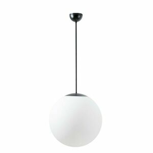 OSMONT ADR61286 ADRIA P3 závěsné skleněné svítidlo černá / bílá IP40 3000 K 27W LED obraz