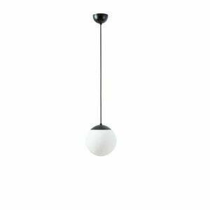 OSMONT ADR61340 ADRIA S1 závěsné skleněné svítidlo černá / bílá IP40 3000 K 8W LED obraz