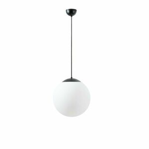 OSMONT ADR61841 ADRIA S2 závěsné skleněné svítidlo černá / bílá IP40 4000 K 20W LED obraz