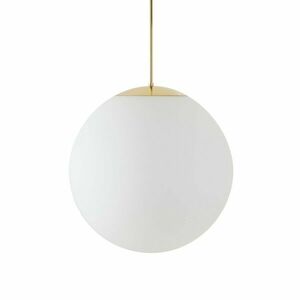 OSMONT ADR62070 ADRIA P4 HP závěsné skleněné svítidlo mosaz leštěná / bílá IP40 3000 K 59W LED obraz