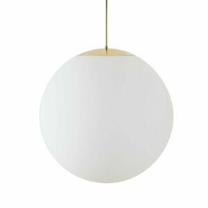 OSMONT ADR62121 ADRIA P5 HP závěsné skleněné svítidlo mosaz leštěná / bílá IP40 3000 K 65W LED obraz