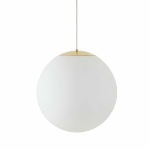 OSMONT ADR62224 ADRIA S4 HP závěsné skleněné svítidlo mosaz leštěná / bílá IP40 3000 K 59W LED obraz