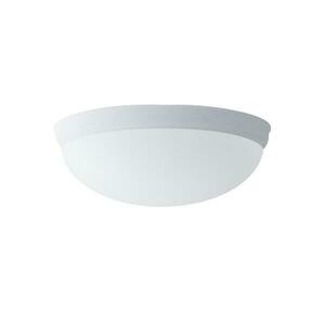 OSMONT ALM41659 ALMA D1 stropní/nástěnné skleněné svítidlo stříbrná / bílá IP41 25W E27 obraz