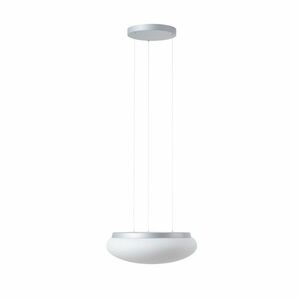 OSMONT ARA67492 ARAKIS LE3 závěsné skleněné svítidlo stříbrná / bílá IP40 3000 K 34W LED obraz