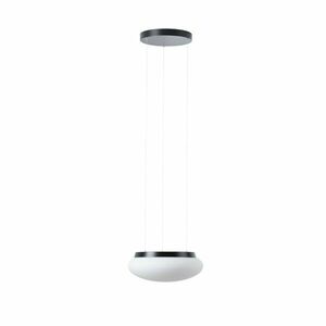 OSMONT ARA67923 ARAKIS LE2 závěsné skleněné svítidlo černá / bílá IP40 4000 K 13W LED obraz