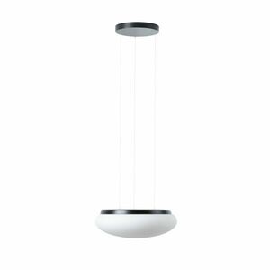OSMONT ARA67996 ARAKIS LE3 závěsné skleněné svítidlo černá / bílá IP40 4000 K 34W LED obraz