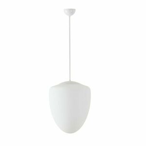 OSMONT AST42232 ASTRA P závěsné skleněné svítidlo bílá IP40 40W E27 obraz