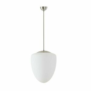 OSMONT AST60410 ASTRA P závěsné skleněné svítidlo nerez broušená / bílá IP40 3000 K 27W LED obraz
