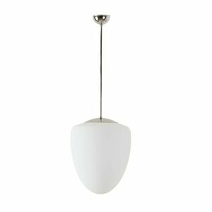 OSMONT AST60904 ASTRA P závěsné skleněné svítidlo nerez leštěná / bílá IP40 4000 K 27W LED obraz