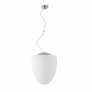 OSMONT AST60932 ASTRA L závěsné skleněné svítidlo nerez broušená / bílá IP40 4000 K 27W LED obraz