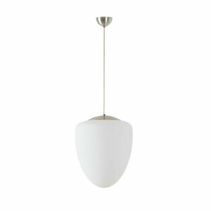 OSMONT AST60942 ASTRA S závěsné skleněné svítidlo nerez broušená / bílá IP40 4000 K 27W LED obraz