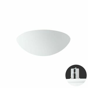 OSMONT AUR59330 AURA V8 stropní/nástěnné skleněné polovestavné svítidlo bílá IP44 3000 K 13W LED HF obraz