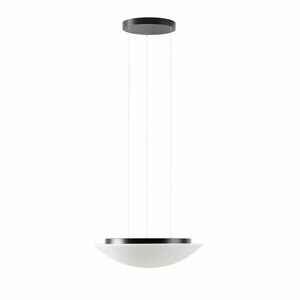 OSMONT AUR67939 AURA LE5 závěsné skleněné svítidlo černá / bílá IP40 4000 K 34W LED obraz