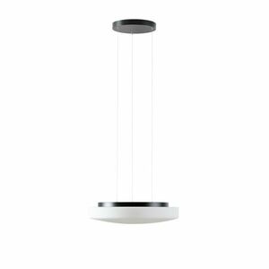 OSMONT EDN67453 EDNA LE5 závěsné skleněné svítidlo černá / bílá IP40 3000 K 24W LED obraz