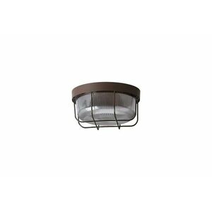 OSMONT ELE57742 ELEKTRA 3 K stropní/nástěnné průmyslové plastové svítidlo hnědá / bílá IP54 4000 K 7W LED obraz