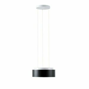 OSMONT ERI67385 ERIS LEC2 závěsné skleněné svítidlo bílá / bílo - černá IP40 3000 K 18W LED obraz