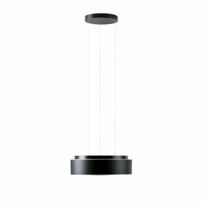 OSMONT ERI67400 ERIS LEC3 závěsné skleněné svítidlo černá / bílo - černá IP40 3000 K 24W LED obraz