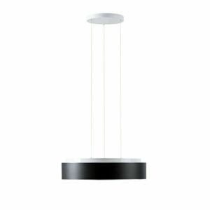 OSMONT ERI67412 ERIS LEC4 závěsné skleněné svítidlo bílá / bílo - černá IP40 3000 K 35W LED obraz