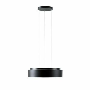 OSMONT ERI67416 ERIS LEC4 závěsné skleněné svítidlo černá / bílo - černá IP40 3000 K 35W LED obraz