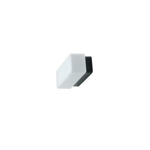 OSMONT FLO67775 FLORA 1 stropní/nástěnné skleněné svítidlo černá / bílá IP43 4000 K 7W LED obraz