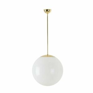 OSMONT ISI63430 ISIS P3 PM závěsné plastové svítidlo mosaz leštěná / bílá IP40 3000 K 27W LED obraz