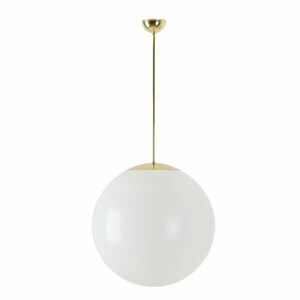 OSMONT ISI64031 ISIS P4 PM závěsné plastové svítidlo mosaz leštěná / bílá IP40 3000 K 41W LED obraz