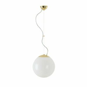 OSMONT ISI64183 ISIS L2 PM závěsné plastové svítidlo mosaz leštěná / bílá IP40 3000 K 20W LED obraz