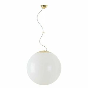 OSMONT ISI64237 ISIS L4 PM závěsné plastové svítidlo mosaz leštěná / bílá IP40 3000 K 41W LED obraz