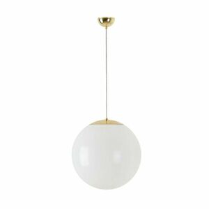 OSMONT ISI64311 ISIS S3 PM závěsné plastové svítidlo mosaz leštěná / bílá IP40 3000 K 27W LED obraz