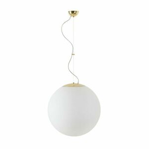 OSMONT ISI70237 ISIS L4 PM-M závěsné plastové svítidlo mosaz leštěná / bílá IP40 3000 K 41W LED obraz