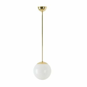 OSMONT ISI72342 ISIS P1 PM závěsné plastové svítidlo mosaz / bílá IP40 3000 K 8W LED obraz