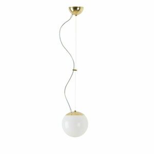 OSMONT ISI72378 ISIS L1 PM závěsné plastové svítidlo mosaz / bílá IP40 3000 K 8W LED obraz