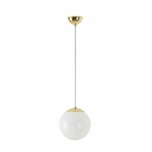 OSMONT ISI72394 ISIS S1 PM závěsné plastové svítidlo mosaz / bílá IP40 3000 K 8W LED obraz