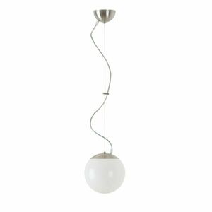 OSMONT ISI72886 ISIS L1 PM závěsné plastové svítidlo kartáčovaná nerez / bílá IP40 4000 K 8W LED obraz