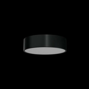 OSMONT KRU60030 KRUGER 1 FO stropní/nástěnné plastové svítidlo černá IP40 3000 K 13W LED nouzové kombinované 3 h obraz