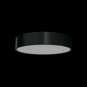 OSMONT KRU60100 KRUGER 2 FOP stropní/nástěnné plastové svítidlo černá IP40 3000 K 34W LED nouzové kombinované 3 h obraz