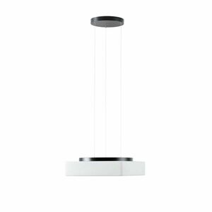 OSMONT LIN67461 LINA LE7 závěsné skleněné svítidlo černá / bílá IP40 3000 K 24W LED obraz
