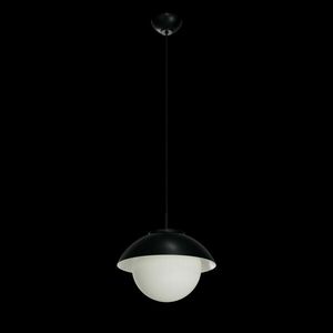 OSMONT LUK60026 LUKIDA ST2 závěsné skleněné svítidlo černá / bílá IP40 3000 K 20W LED obraz