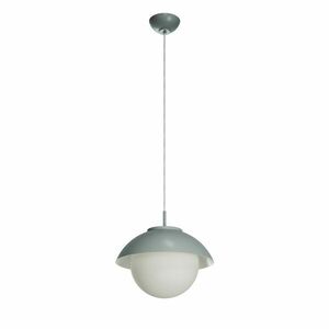 OSMONT LUK60028 LUKIDA ST2 závěsné skleněné svítidlo šedá / bílá IP40 3000 K 20W LED obraz
