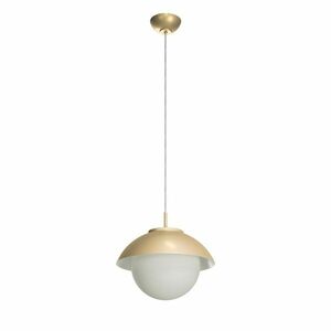 OSMONT LUK60030 LUKIDA ST2 závěsné skleněné svítidlo zlatá / bílá IP40 3000 K 20W LED obraz