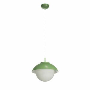 OSMONT LUK60032 LUKIDA ST2 závěsné skleněné svítidlo zelená / bílá IP40 3000 K 20W LED obraz