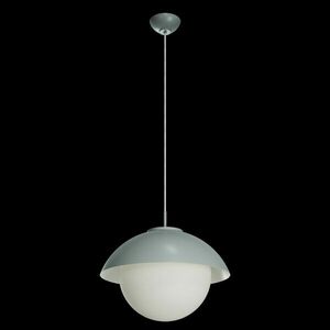 OSMONT LUK60040 LUKIDA ST3 závěsné skleněné svítidlo šedá / bílá IP40 3000 K 27W LED obraz